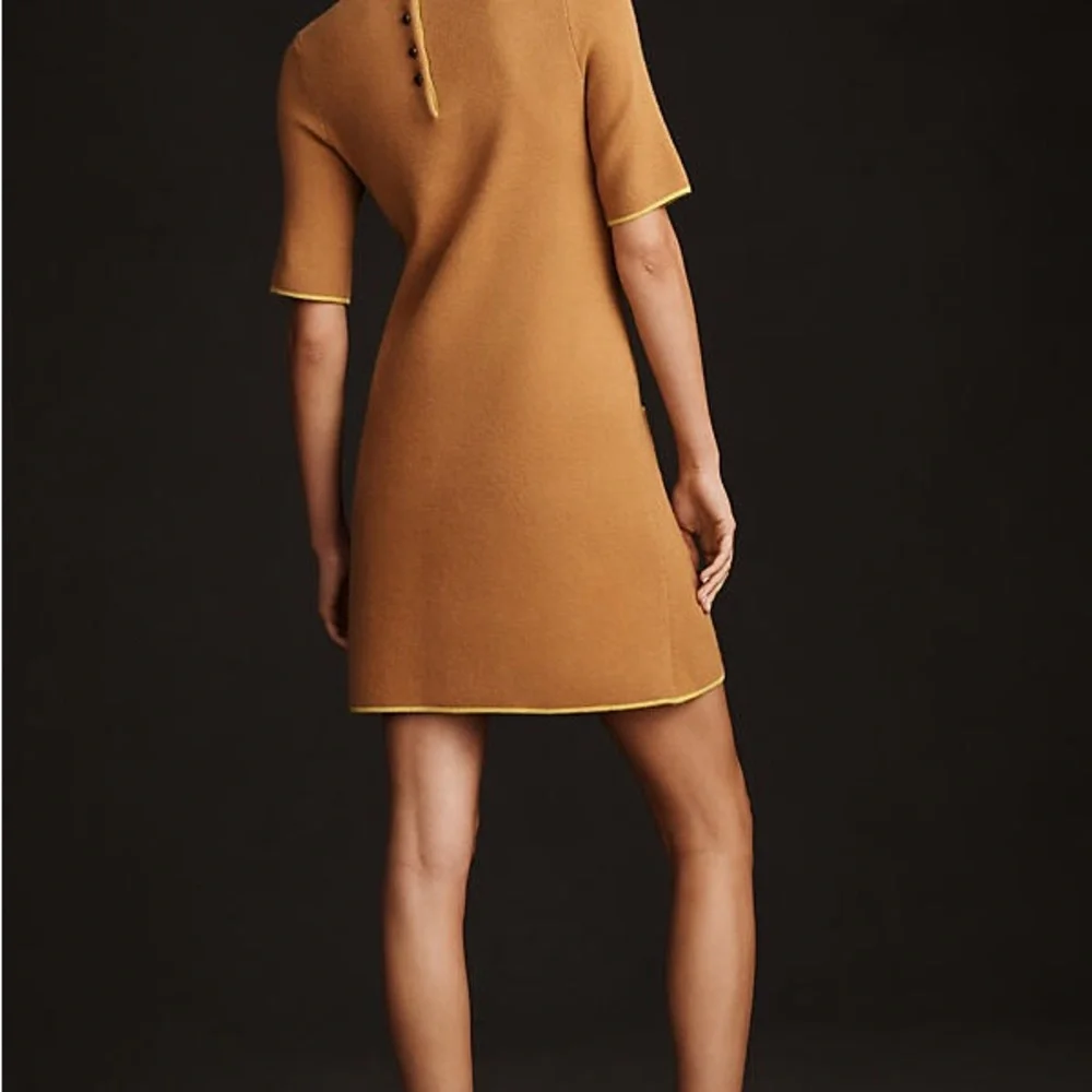 Maeve The Annalise Mock-Neck Mini Sweater Dress XS